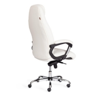 Кресло BOSS Lux кож/зам белый 36-01 - Изображение 1